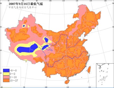 16日新疆甘肃青海及西藏等部分地区出现霜冻图片